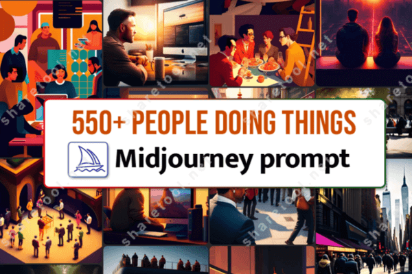 550+ People Doing Things Midjourney Prompts