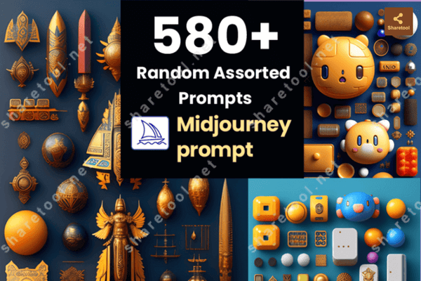 580+ Random Assorted Midjourney Prompt