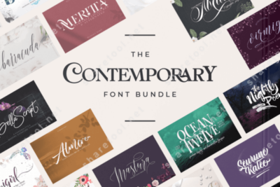 The Contemporary Font Bundle