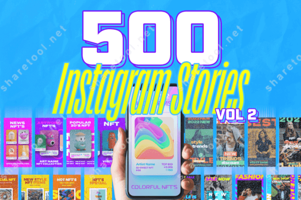 500 Social Media Stories Bundle Vol.2