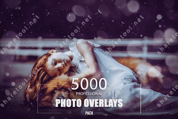 5000 Professional Photo Overlays