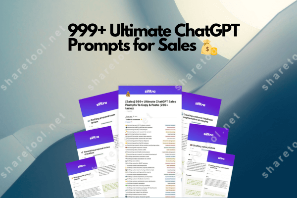 999+ Ultimate ChatGPT Prompts For Sales