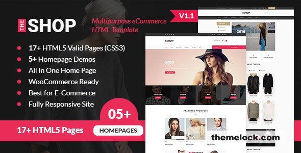 The Shop - Multipurpose e-commerce HTML Template