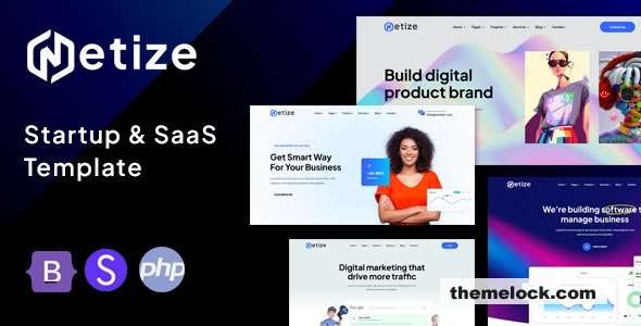 Metize - Startup & SaaS HTML Template