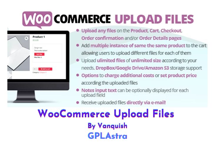 Woocommerce Upload Files By Vanquish